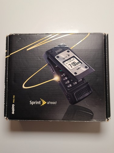 Sanyo Pro 700 - Black (Sprint) Cellular Phone, ORIGINAL BOX,