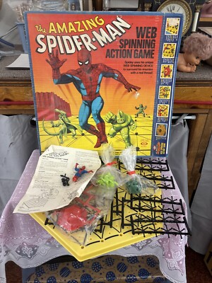 The Amazing Spider-Man  Web Spinning Action Game 1979 Vintage Ideal (see descr)