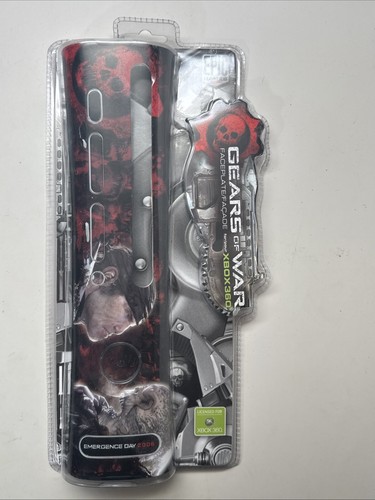 Gears of War Xbox 360 Madcatz Console Skinz Faceplate New