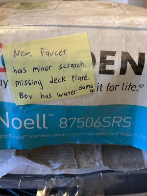 Moen 87506SRS Noell Kitchen Faucet 1-Handle W/Side Sprayer Stainless