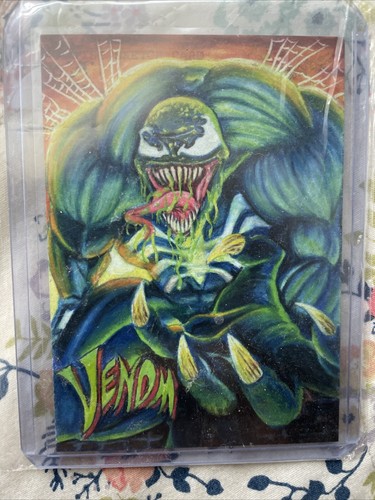 UPPER DECK スパイダーマン　ヴェノム　カーネイジ　直筆スケッチ UPPER DECK スパイダーマン ヴェノム カーネイジ 直筆スケッチ