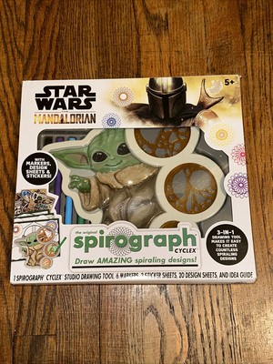 Star Wars the Mandalorian Spirograph Cyclex 3-in-1 Drawing Tool For Ages 5+