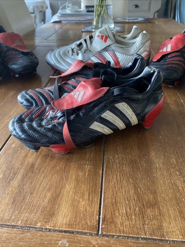 adidas Predator Pulse シルバー/レッド 新品 Adidas Predator Pulse FG Red Silver Football Boots Cleats