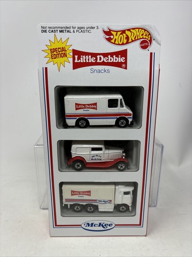 HOT WHEELS 3 CAR PACK McKEE LITTLE DEBBIE SNACKS IN BOX | eBay