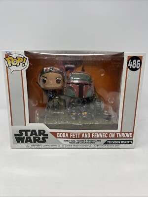 Funko Pop! Moments: Star Wars - Boba Fett and Fennec on Throne #486