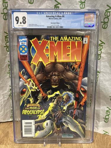 Amazing X-Men #4 CGC 9.8 Newsstand 1995 Brand New Graded Slab 4n