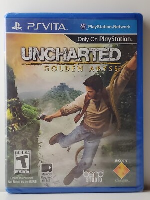 Uncharted Golden Abyss Sony Ps Vita 2012 Adventure RPG Brand New Factory Sealed 