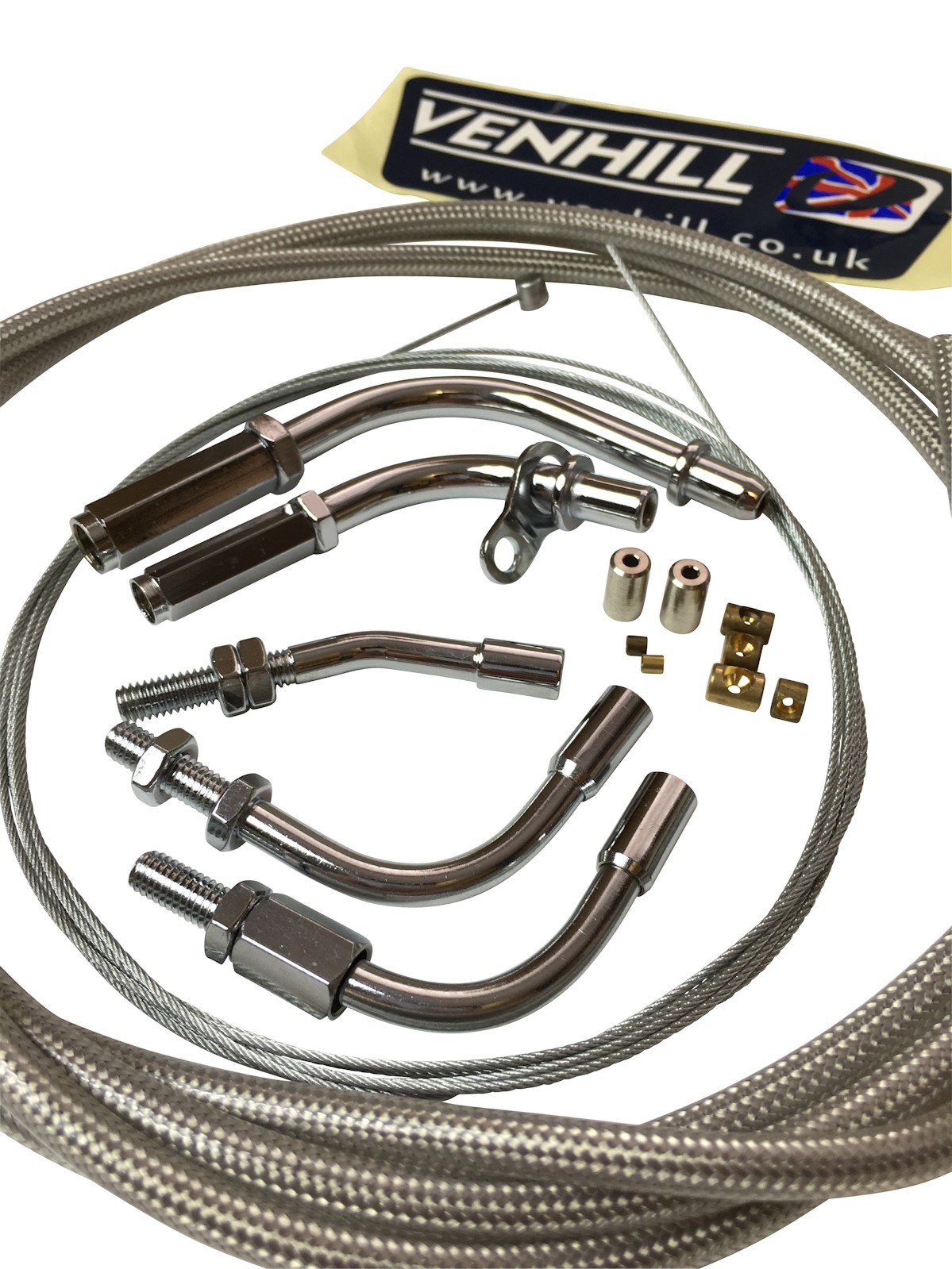 Venhill Universal Braided Throttle Cable Kit 2 Meters eBay