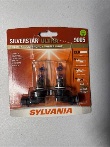 SYLVANIA 9005 SilverStar Ultra High Performance Halogen Headlight Bulb OPEN BOX
