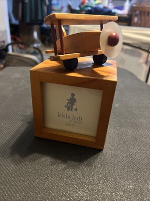 Kids Loft By Malden 3  X 3  Wooden Airplane Picture Frame