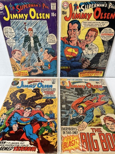 Bronze Age Superman's Pal Jimmy Olsen #123 125 137 138 Jack