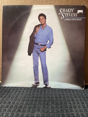 SHAKIN STEVENS- A whole lotta shaky LP, MOOD 5, vinyl, compilation, 1988, PROMO!