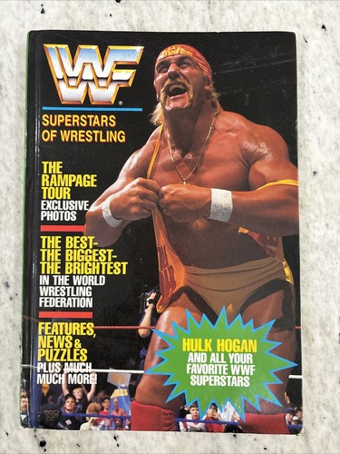 洋書・プロレス　W.W.F. Superstars of Wrestling WWF Superstars Of Wrestling - Hardcover Book (1991) ISBN