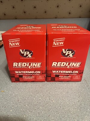 VPX Redline Xtreme Energy 12 Bottles Watermelon 3 oz Ex 5/25