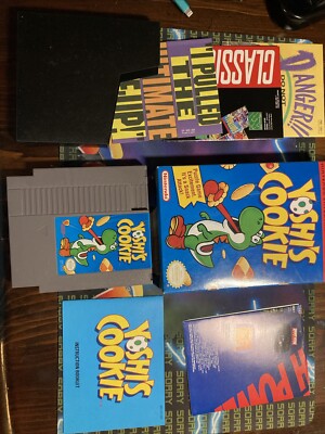 Yoshi's Cookie (Nintendo NES - 1993) (CIB Complete in box, W/ Manual & Poster)