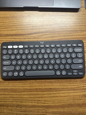 Logitech Pebble Keys 2 K380S Wireless Keyboard (Tonal Graphite)