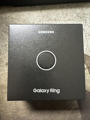 Samsung Galaxy Ring Titanium Silver SM-Q5078 Smart Ring Bluetooth Size 8