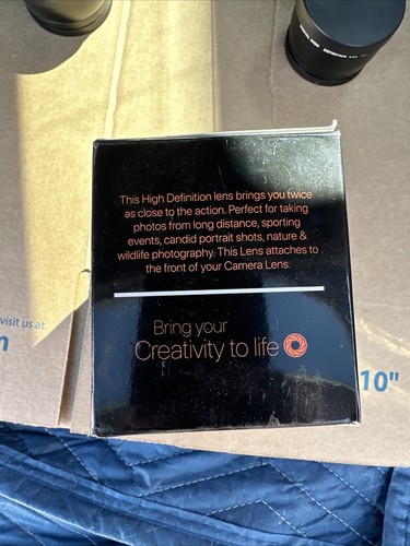 Battery Premium 58mm 2.2X ,0.43X Professional Telephoto Lens