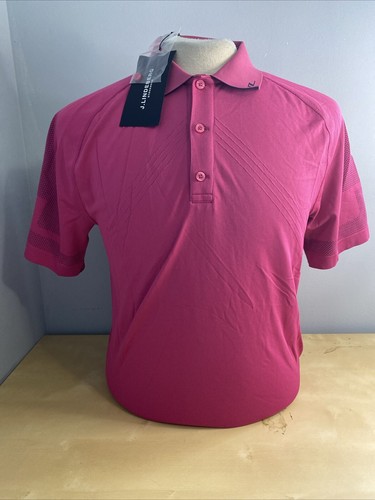 J. Lindeberg Men's SAM SEAMLESS GOLF POLO Shirt Medium