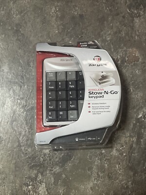 Targus Stow-N-Go Wireless Keypad for PC/Laptop USB New Sealed