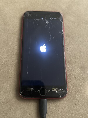 Apple iPhone SE (2020) 64 GB Red For Parts, See Photos
