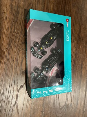 New Burago Mercedes AMG F1 W14 Performance Lewis Hamilton George Russell