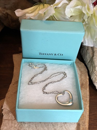 20. 925 Sterling Silver Tiffany & Co Elsa Peretti Open Heart