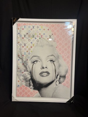 Oliver Gal☆ミラー Louis Vuitton LOUIS VUITTON LV by Oliver Gal Glass Framed Wall Art Decor