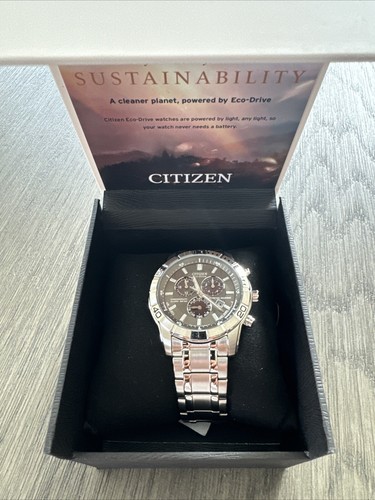 Pre-owned Citizen Men's Watch Bl5450-54h Eco-drive Perpetual Calendar Silver Dial