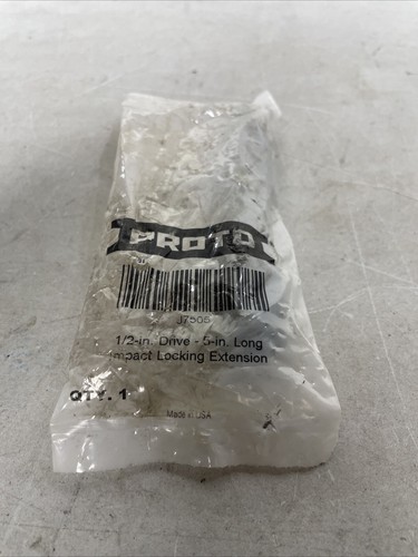 Stanley Proto J7505 1/2" Drive Locking Impact Ext, 1/2"x5"