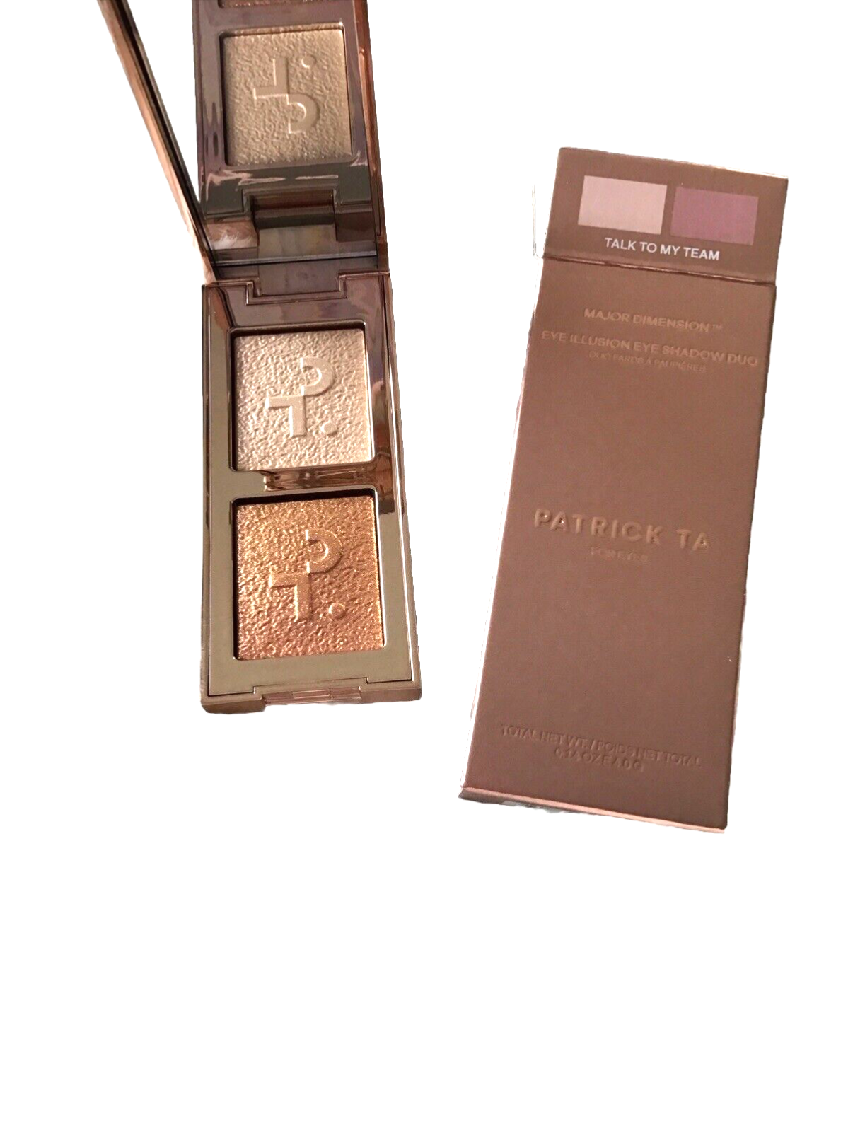 Patrick Ta Major Dimension Eye Illusion Eyeshadow Duo Talk