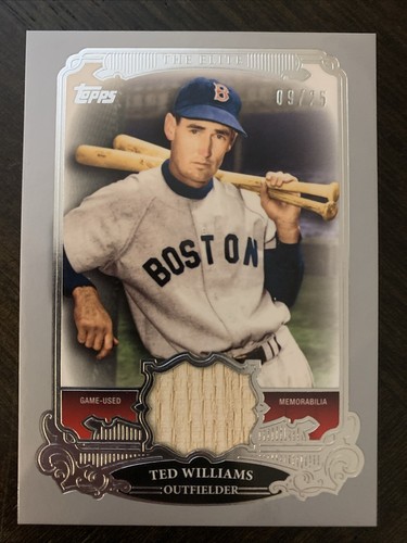 Ted WILLIAMS🔥2013 Topps The Elite Bat Relic #TER-TW 9/25