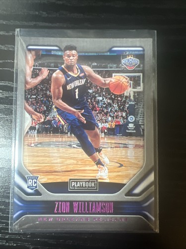 2019 Panini Chronicles #169 Zion Williamson Playbook RC Pink