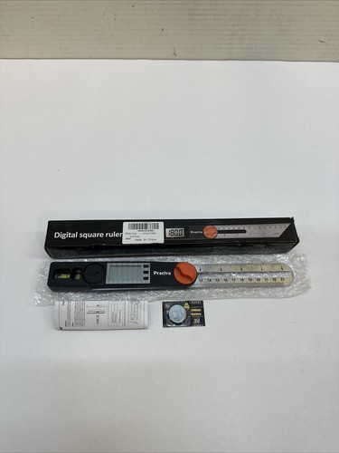 Preciva T-Bevel Gauge & Protractor with Horizontal and Vertical Bubble,0-338