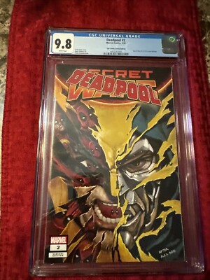 DEADPOOL #2 CGC 9.8 SKAN SRISUWAN SECRET WARS 5 VARIANT