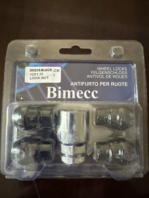 bimecc locking wheel bolts UM215-Black 12x1.25