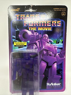 SUPER 7 TRANSFORMERS THE MOVIE FALLEN EVOLUTION MEGATRON ReACTION 3.75