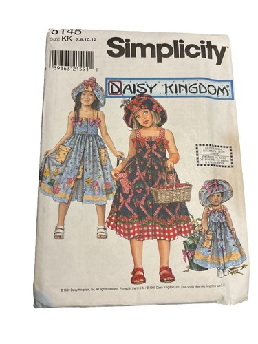 Daisy Kingdom Girls Dress and Doll Dress Size 7-12