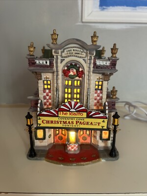 Lemax Coventry Cove The Rialto Theater #55273KM Christmas Village with Light