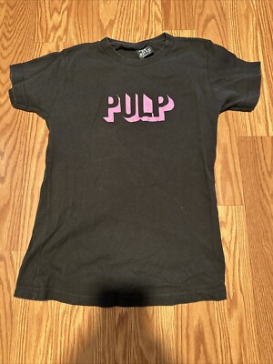 RARE Vintage 1990s PROMO PULP This Is Hardcore women Tee Brit Pop Indie T-shirt