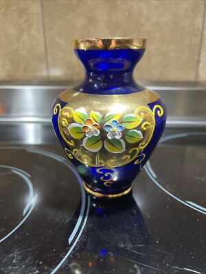 Norleans Japan Antique Nasco Cobalt  Blue Vase
