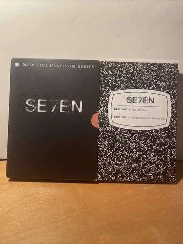 Seven SE7EN DVD New Line Platinum Series 2-Disc Set VG Brad