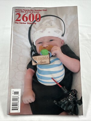 2600 The Hacker Quarterly Magazine - Spring 2009 v 26-1 *FREE SHIPPING!!*