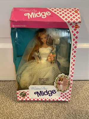 wedding day midge doll barbies best friend 9606 nrfb 225810387997