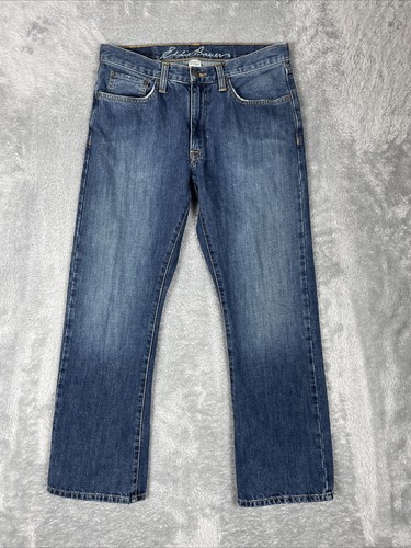 Eddie Bauer Jeans Men's 30x29 (Actual) Blue Vintage Bootcut