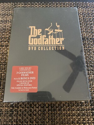 THE GODFATHER DVD Collection Paramount (DVD, 2001, 5 Disc Set) Brand New Sealed