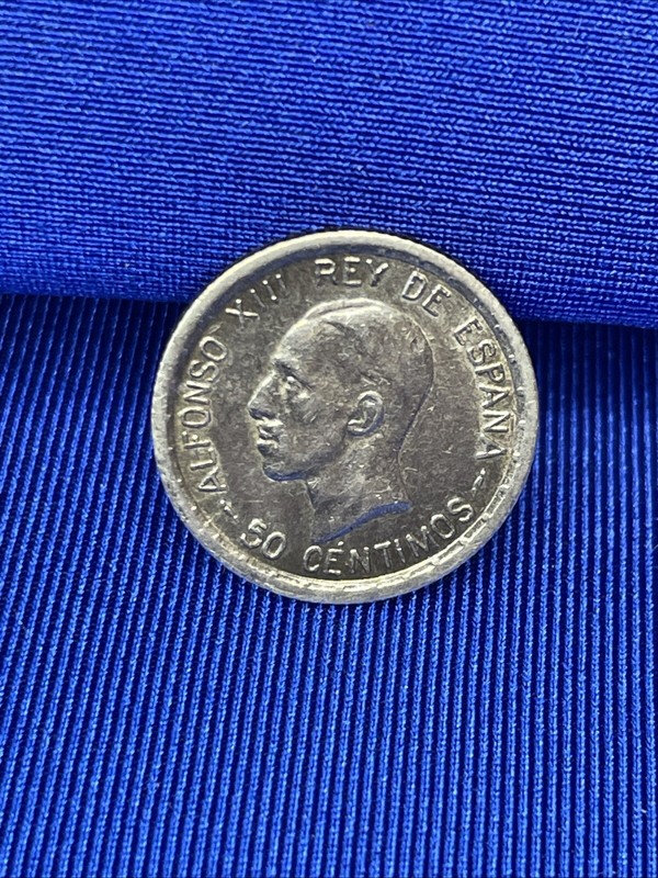 50 Centimos  Spanien 1926 Alfonso Xiii (1886-1931) 