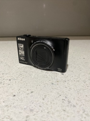 Nikon Coolpix S8000 Black 14.2MP Compact Digital Camera (see