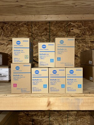 Lot Of Konica Minolta Bizhub C25 TNP27 Toners