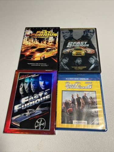 Fast & Furious Movie Lot - (2 Fast 2 Furious, Tokyo Drift, Fast 4